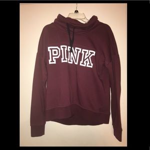 VS Pink brand maroon sweatshirt size M